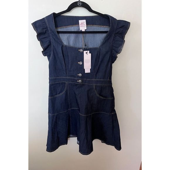 Cinq à Sept Navy Mini Dress - Picture 4 of 5